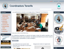 Tablet Screenshot of coordinadoratenerife.org